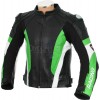 RSV Green Sports Biker Leather Motorcycle Jacket